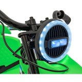 JOKO Elektrické Autíčko Motokára BIKE 21 s Funkciou DRIFTU, nafukovacie koleso, nosnosť 70kg, zelené