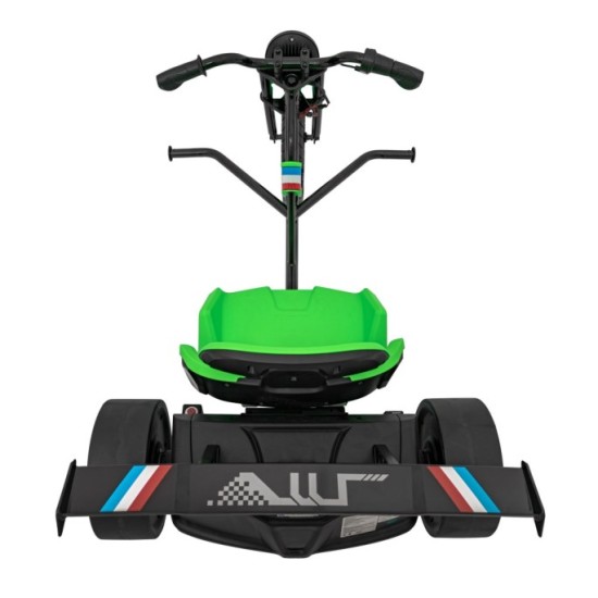 JOKO Elektrické Autíčko Motokára BIKE 21 s Funkciou DRIFTU, nafukovacie koleso, nosnosť 70kg, zelené