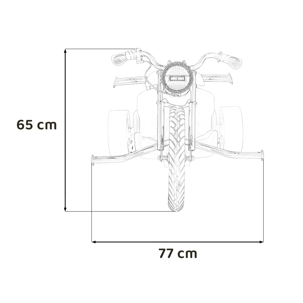 JOKO Elektrické Autíčko Motokára BIKE 21 s Funkciou DRIFTU, nafukovacie koleso, nosnosť 70kg, zelené