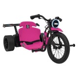 JOKO Elektrické Autíčko Motokára BIKE 21 s Funkciou DRIFTU, nafukovacie koleso, nosnosť 70kg, ružové