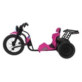 JOKO Elektrické Autíčko Motokára BIKE 21 s Funkciou DRIFTU, nafukovacie koleso, nosnosť 70kg, ružové