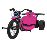 JOKO Elektrické Autíčko Motokára BIKE 21 s Funkciou DRIFTU, nafukovacie koleso, nosnosť 70kg, ružové