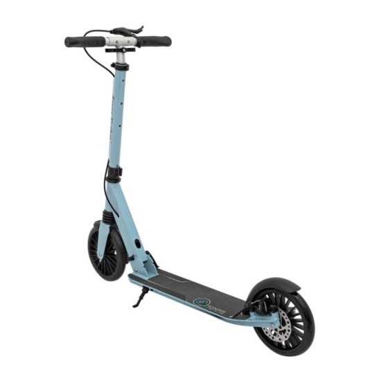 SPORTRIKE Skladacia kolobežka s ručnou brzdou, nosnosť 100kg, modrá