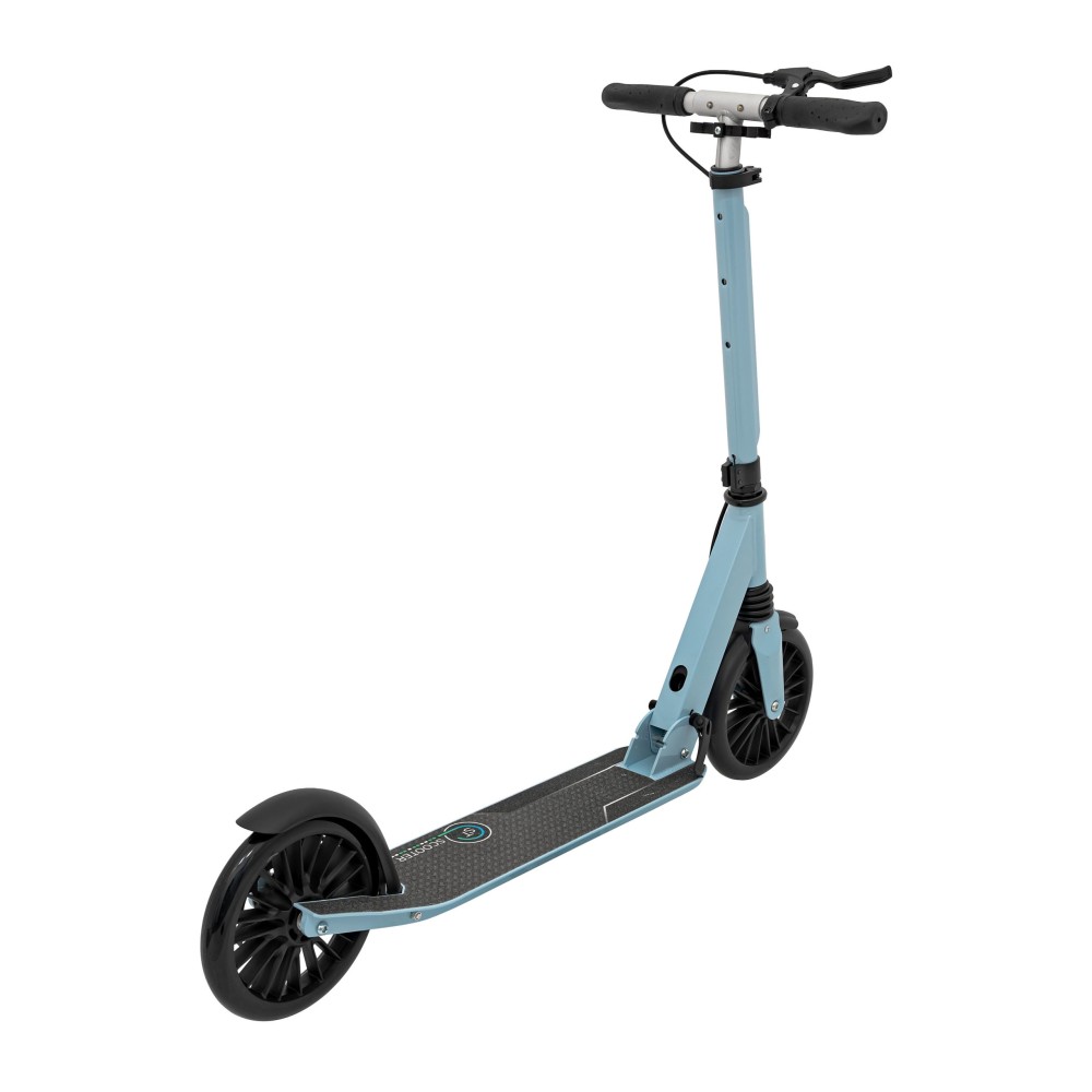SPORTRIKE Skladacia kolobežka s ručnou brzdou, nosnosť 100kg, modrá