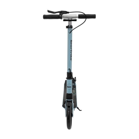 SPORTRIKE Skladacia kolobežka s ručnou brzdou, nosnosť 100kg, modrá