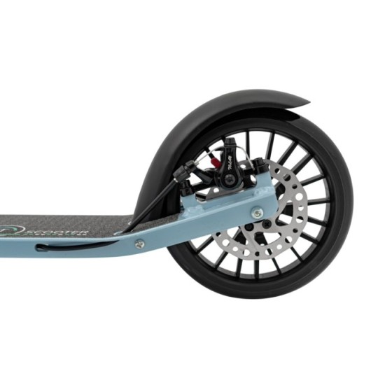 SPORTRIKE Skladacia kolobežka s ručnou brzdou, nosnosť 100kg, modrá