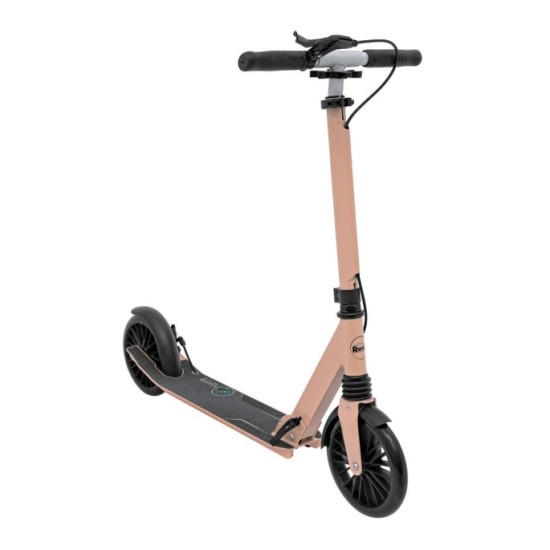 SPORTRIKE Skladacia kolobežka s ručnou brzdou, nosnosť 100kg, ružová