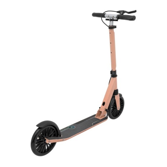 SPORTRIKE Skladacia kolobežka s ručnou brzdou, nosnosť 100kg, ružová
