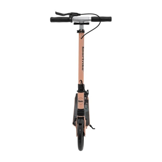 SPORTRIKE Skladacia kolobežka s ručnou brzdou, nosnosť 100kg, ružová