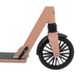 SPORTRIKE Skladacia kolobežka s ručnou brzdou, nosnosť 100kg, ružová