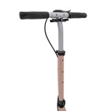 SPORTRIKE Skladacia kolobežka s ručnou brzdou, nosnosť 100kg, ružová