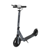 SPORTRIKE Skladacia kolobežka s ručnou brzdou, nosnosť 100kg, sivá