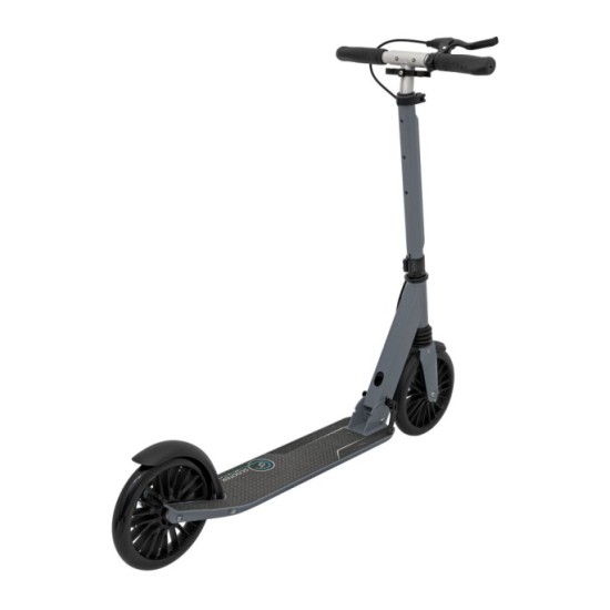 SPORTRIKE Skladacia kolobežka s ručnou brzdou, nosnosť 100kg, sivá