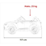 JOKO Elektrické autíčko Audi Q7 NEW LIFT, červené