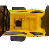 JOKO Detské Odrážadlo Lamborghini Aventador SV s Gumovými kolesami, Svetlom a Zvukom + Riadiaca Rúčka, žlté
