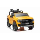 JOKO Elektrické Autíčko Ford Ranger LIFT, penové kolesá, kožené sedadlo, žlté