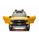 JOKO Elektrické Autíčko Ford Ranger LIFT, penové kolesá, kožené sedadlo, žlté