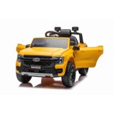 JOKO Elektrické Autíčko Ford Ranger LIFT, penové kolesá, kožené sedadlo, žlté