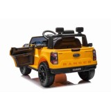 JOKO Elektrické Autíčko Ford Ranger LIFT, penové kolesá, kožené sedadlo, žlté