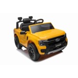 JOKO Elektrické Autíčko Ford Ranger LIFT, penové kolesá, kožené sedadlo, žlté