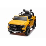 JOKO Elektrické Autíčko Ford Ranger LIFT, penové kolesá, kožené sedadlo, žlté