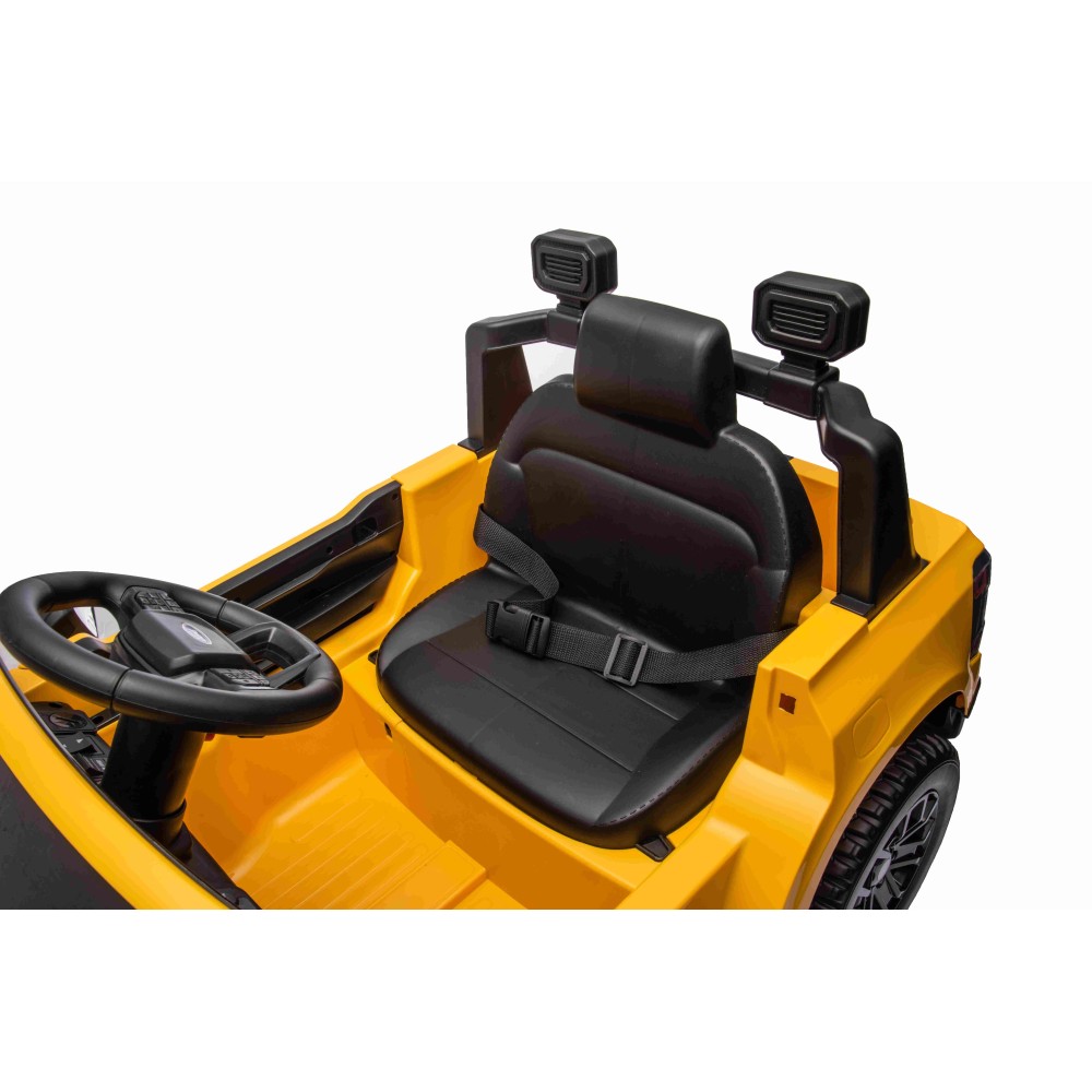 JOKO Elektrické Autíčko Ford Ranger LIFT, penové kolesá, kožené sedadlo, žlté