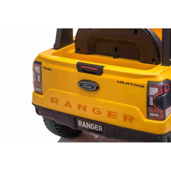 JOKO Elektrické Autíčko Ford Ranger LIFT, penové kolesá, kožené sedadlo, žlté