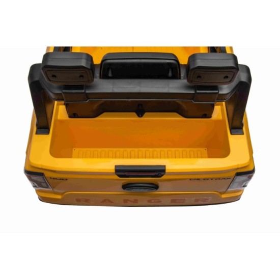 JOKO Elektrické Autíčko Ford Ranger LIFT, penové kolesá, kožené sedadlo, žlté