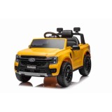 JOKO Elektrické Autíčko Ford Ranger LIFT, penové kolesá, kožené sedadlo, žlté