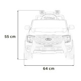 JOKO Elektrické Autíčko Ford Ranger LIFT, penové kolesá, kožené sedadlo, žlté