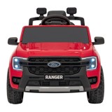 JOKO Elektrické Autíčko Ford Ranger LIFT, penové kolesá, kožené sedadlo, červené