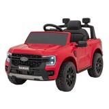 JOKO Elektrické Autíčko Ford Ranger LIFT, penové kolesá, kožené sedadlo, červené