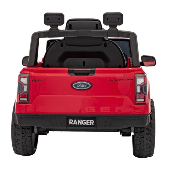 JOKO Elektrické Autíčko Ford Ranger LIFT, penové kolesá, kožené sedadlo, červené