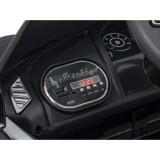 JOKO Elektrické autíčko AUDI R8 Polícia, penové kolesá, kožené sedadlo, čierne