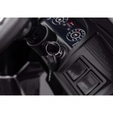 JOKO Elektrické autíčko AUDI R8 Polícia, penové kolesá, kožené sedadlo, čierne