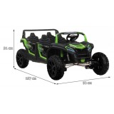 JOKO Elektrické autíčko Buggy ATV RACING UTV2000, 24V/15,6AH Li-ion batéria, Nosnosť 120kg, Nafukovacie kolesá, Kožené sedadlo, 