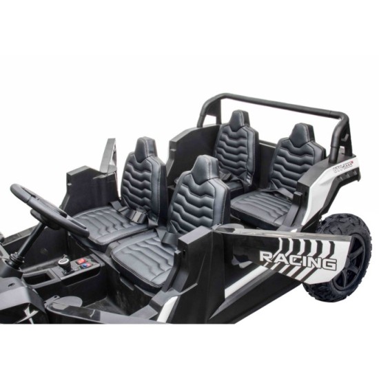 JOKO Elektrické autíčko Buggy ATV RACING UTV2000, 24V/15,6AH Li-ion batéria, Nosnosť 120kg, Nafukovacie kolesá, Kožené sedadlo, 