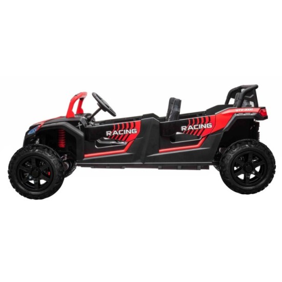 JOKO Elektrické autíčko Buggy ATV RACING UTV2000, 24V/15,6AH Li-ion batéria, Nosnosť 120kg, Nafukovacie kolesá, Kožené sedadlo, 
