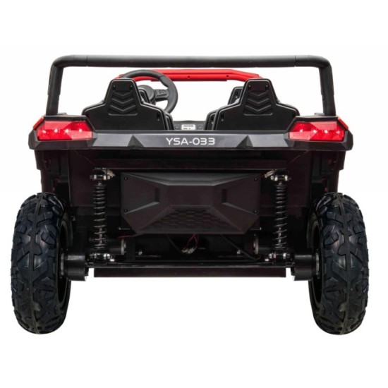 JOKO Elektrické autíčko Buggy ATV RACING UTV2000, 24V/15,6AH Li-ion batéria, Nosnosť 120kg, Nafukovacie kolesá, Kožené sedadlo, 