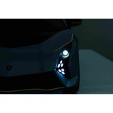 JOKO Elektrické autíčko Lamborghini Invencible 4x4, penové kolesá, kožené sedadlo, biele