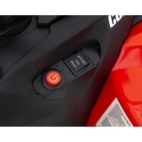 JOKO Elektrická Štvorkolka Maverick ATV 2x200W 24V, kožené sedadlo, penové kolesá, FM rádio, červená
