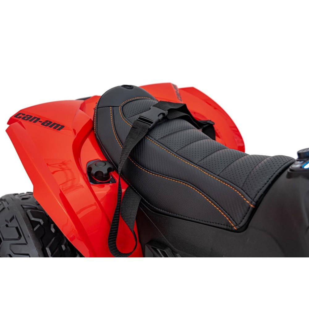 JOKO Elektrická Štvorkolka Maverick ATV 2x200W 24V, kožené sedadlo, penové kolesá, FM rádio, červená