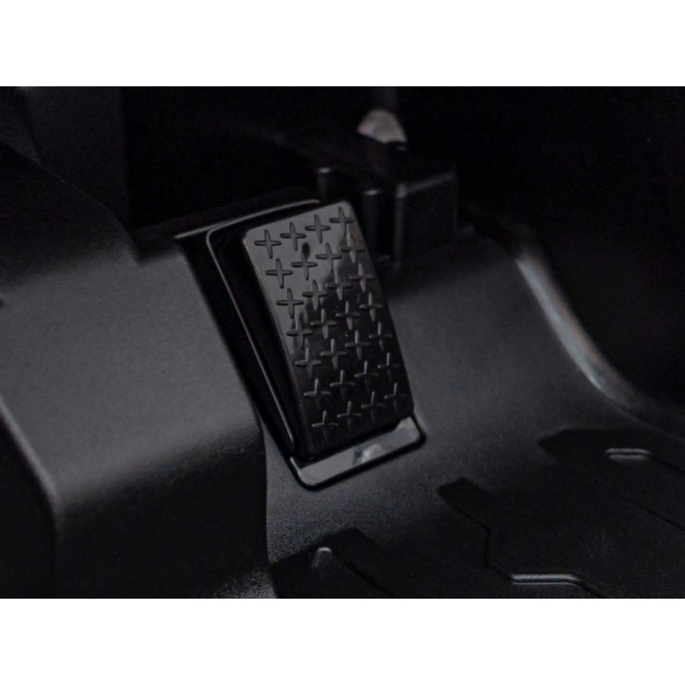 JOKO Elektrické Autíčko Mercedes Benz EQG 4x4, penové kolesá, kožené sedadlo, Prídavné LED svetlá, čierne