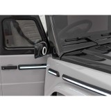 JOKO Elektrické Autíčko Mercedes Benz EQG 4x4, penové kolesá, kožené sedadlo, Prídavné LED svetlá, sivé