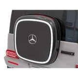 JOKO Elektrické Autíčko Mercedes Benz EQG 4x4, penové kolesá, kožené sedadlo, Prídavné LED svetlá, sivé