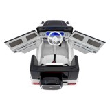 JOKO Elektrické Autíčko Mercedes Benz EQG 4x4, penové kolesá, kožené sedadlo, Prídavné LED svetlá, biele