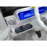 JOKO Elektrické Autíčko Mercedes Benz EQG 4x4, penové kolesá, kožené sedadlo, Prídavné LED svetlá, biele