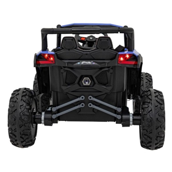 JOKO Elektrické autíčko Buggy ATV Defend 4x4 KUROMI License, penové kolesá, kožené sedadlo, fialové