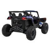 JOKO Elektrické autíčko Buggy ATV Defend 4x4 KUROMI License, penové kolesá, kožené sedadlo, fialové