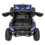JOKO Elektrické autíčko Buggy ATV Defend 4x4 KUROMI License, penové kolesá, kožené sedadlo, fialové